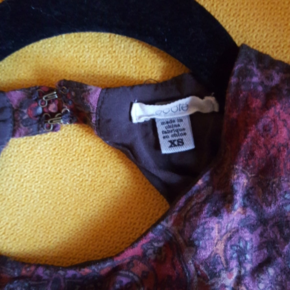 Ecote Urban Outfitters Floral Boho Mini Dress with Keyhole Back Cutout - Picture 5 of 5